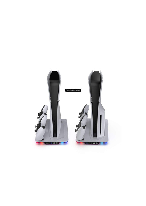 استند خنک کننده پلی استیشن 5 و 5 اسلیم و شارژر دسته بازی Dobe مدل TP5-35103