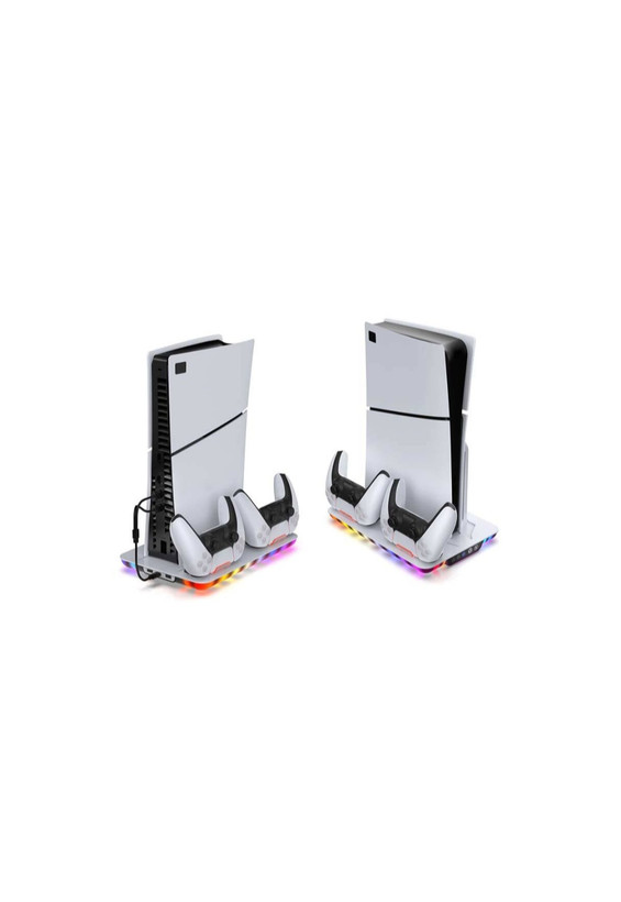 استند خنک کننده پلی استیشن 5 و 5 اسلیم و شارژر دسته بازی Dobe مدل TP5-35103