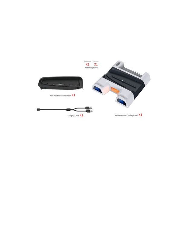  خنک کننده و شارژر دسته PS5/PS5 Slim/PS5 Pro دابی TP5-3536D