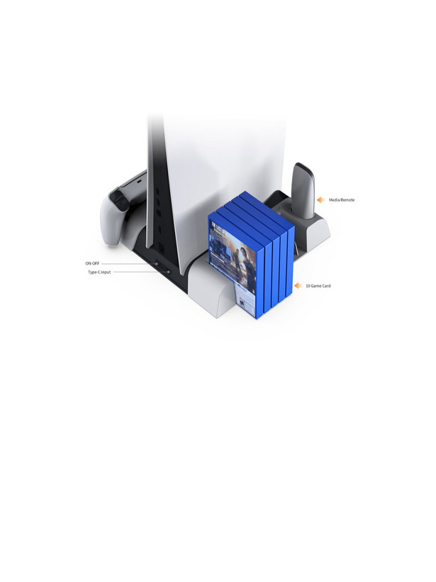  خنک کننده و شارژر دسته PS5/PS5 Slim/PS5 Pro دابی TP5-3536D